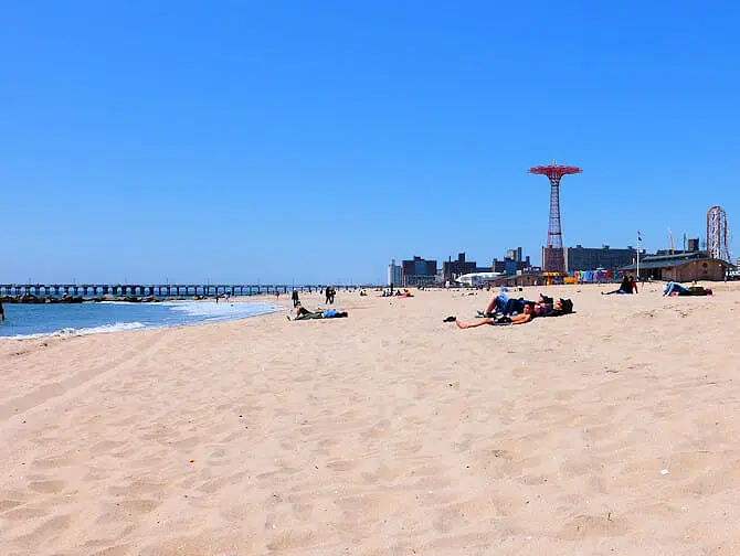 O que fazer em Coney Island - A praia