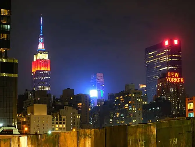 O que fazer em Midtown Manhattan - Empire State Building à noite