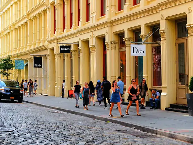 SoHo em Nova York - Lojas
