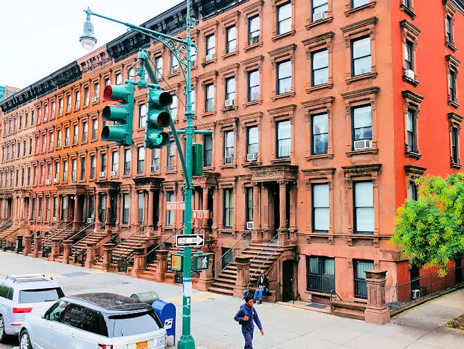 O que fazer em Harlem - Brownstones