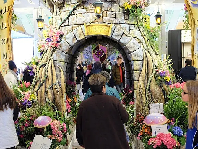 Macy’s em Nova York - Decorações do Flower Show 