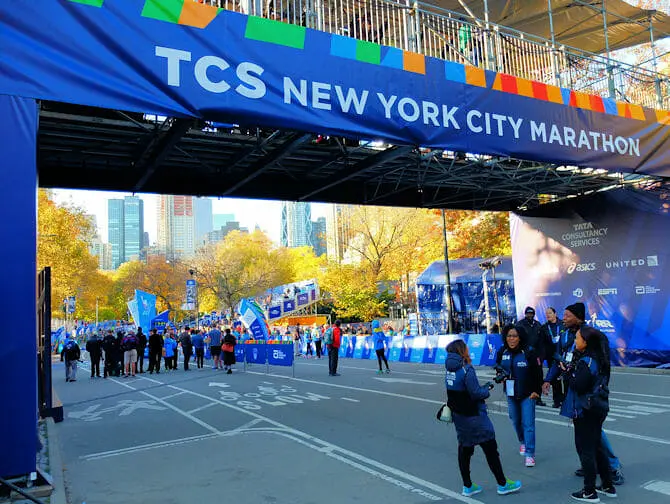 Maratona de Nova York - Linha de Chegada