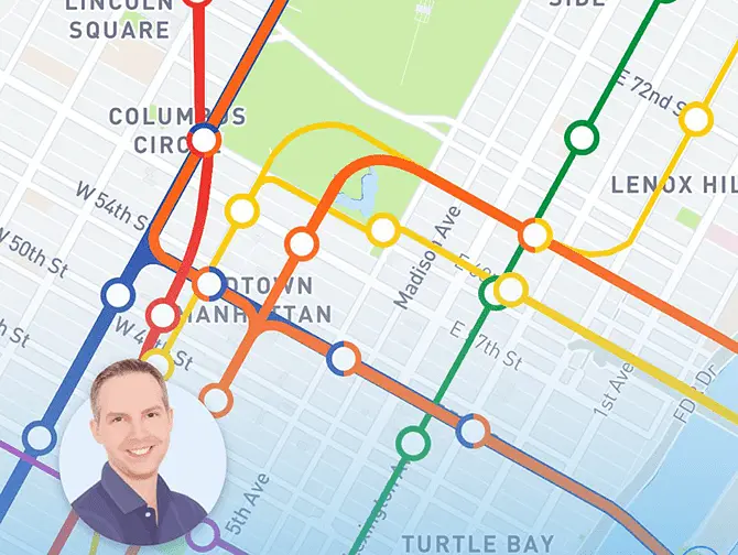 Metrô em Nova York - Eric's New York App