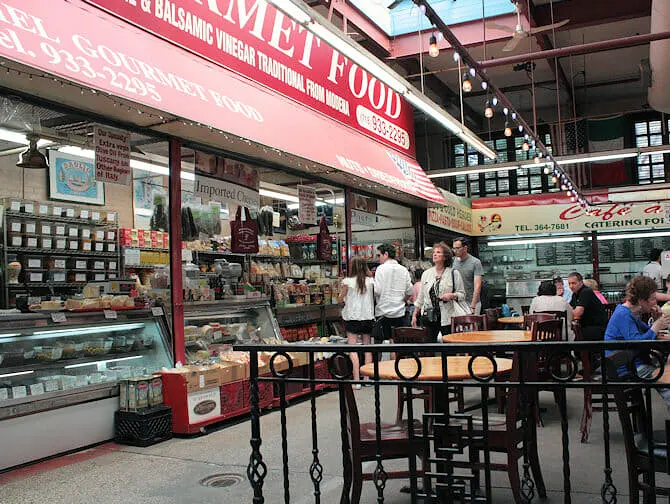 The Bronx em Nova York mercado Little Italy