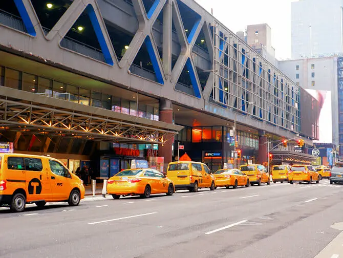 Táxis em Nova York - Táxis amarelos