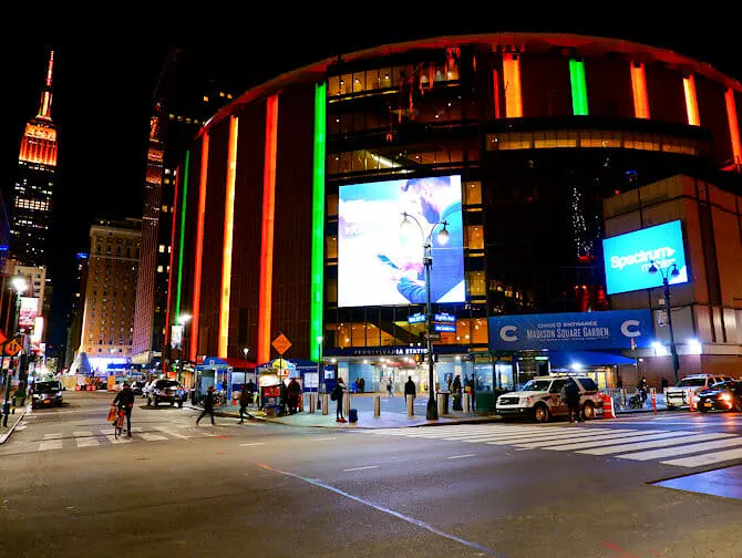 Madison Square Garden em Nova York - Exterior