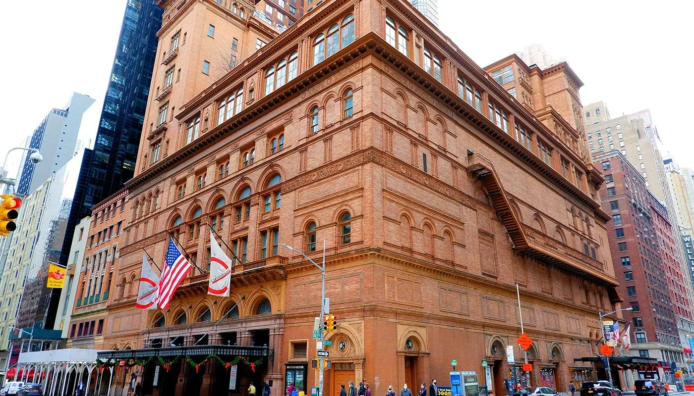 Carnegie Hall em Nova York - Sala de Concertos