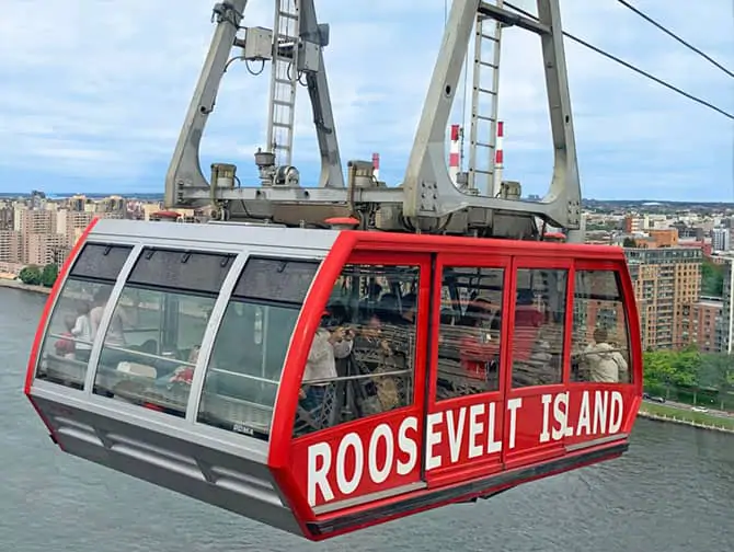 Roosevelt Island Tram Nova em York