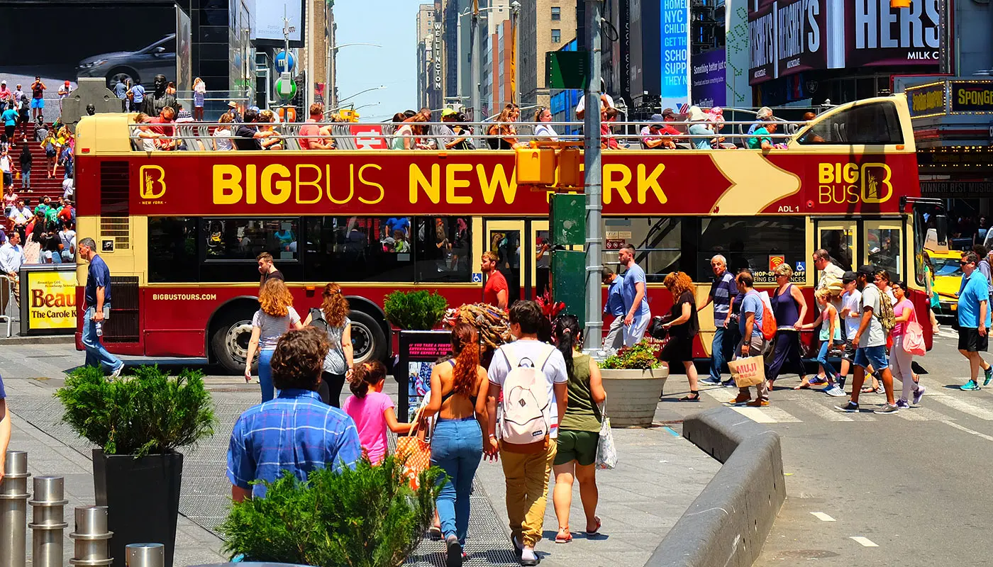 Big Bus em Nova York - Times Square