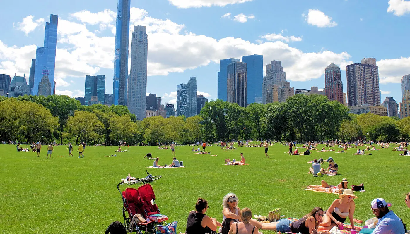 Central Park em Nova York - Sheep Meadow