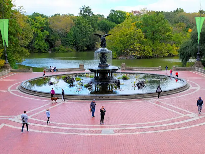 Central Park em Nova York - Bethesda Fountain