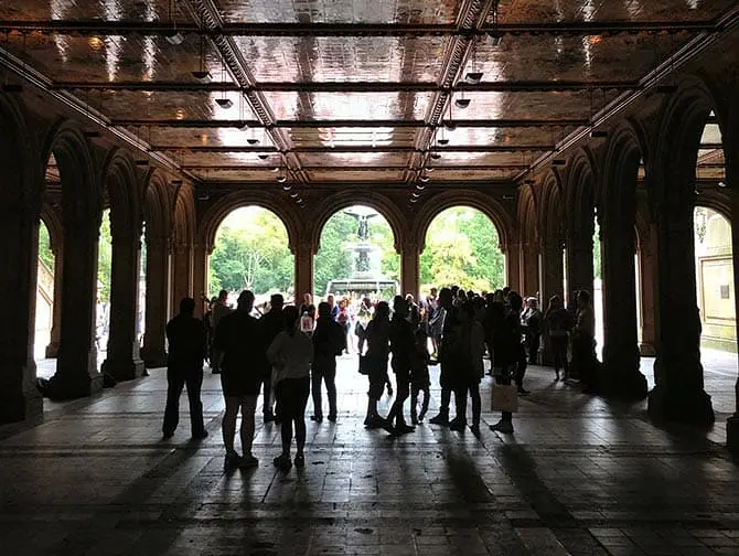 Central Park em Nova York - Bethesda Terrace