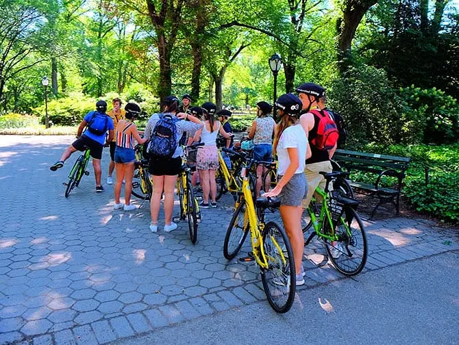 Central Park em Nova York - Passeio de Bicicleta