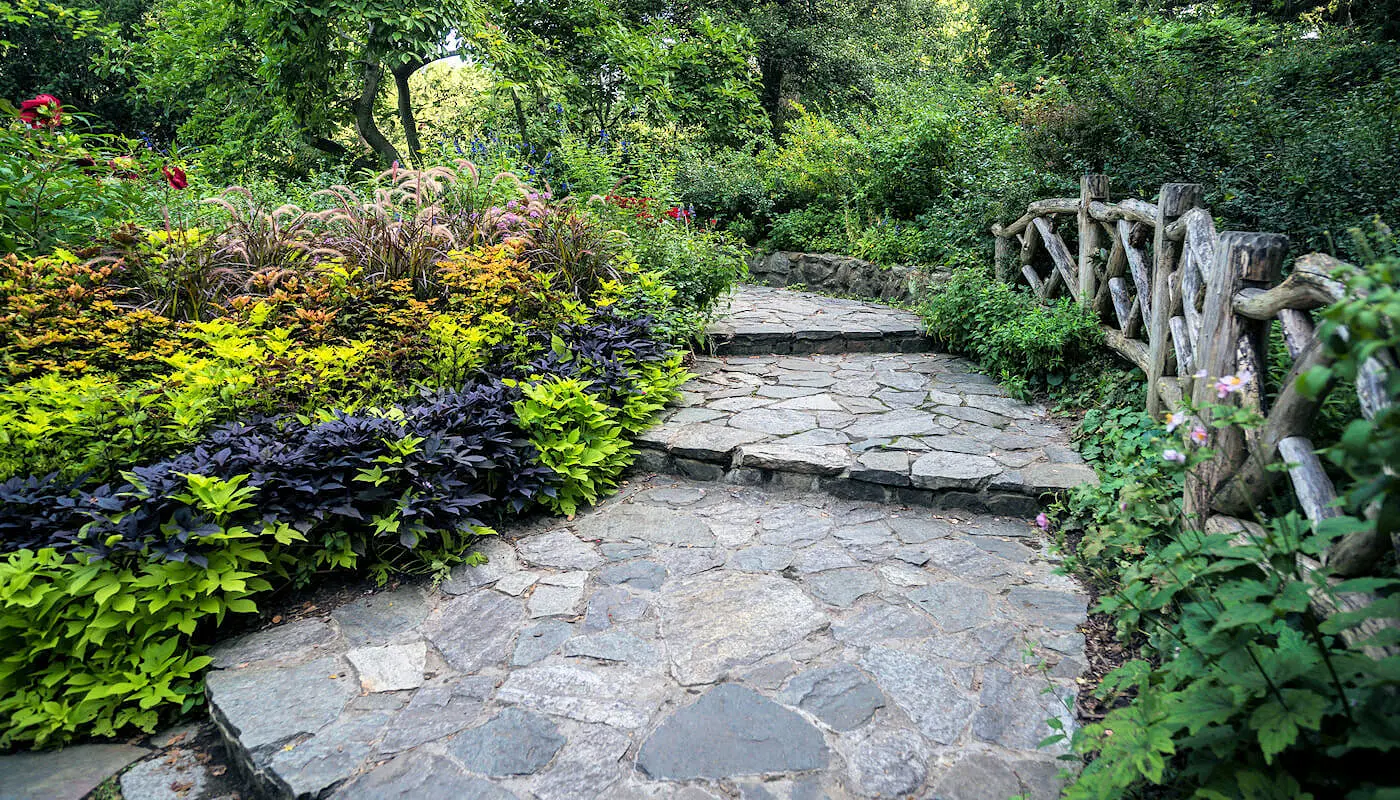 Central Park em Nova York - Shakespeare Garden