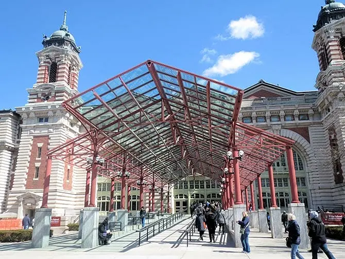 Ellis Island em Nova York - Entrada do Museu