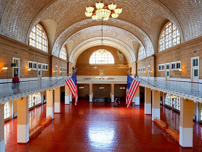 Ellis Island em Nova York - Registry Room