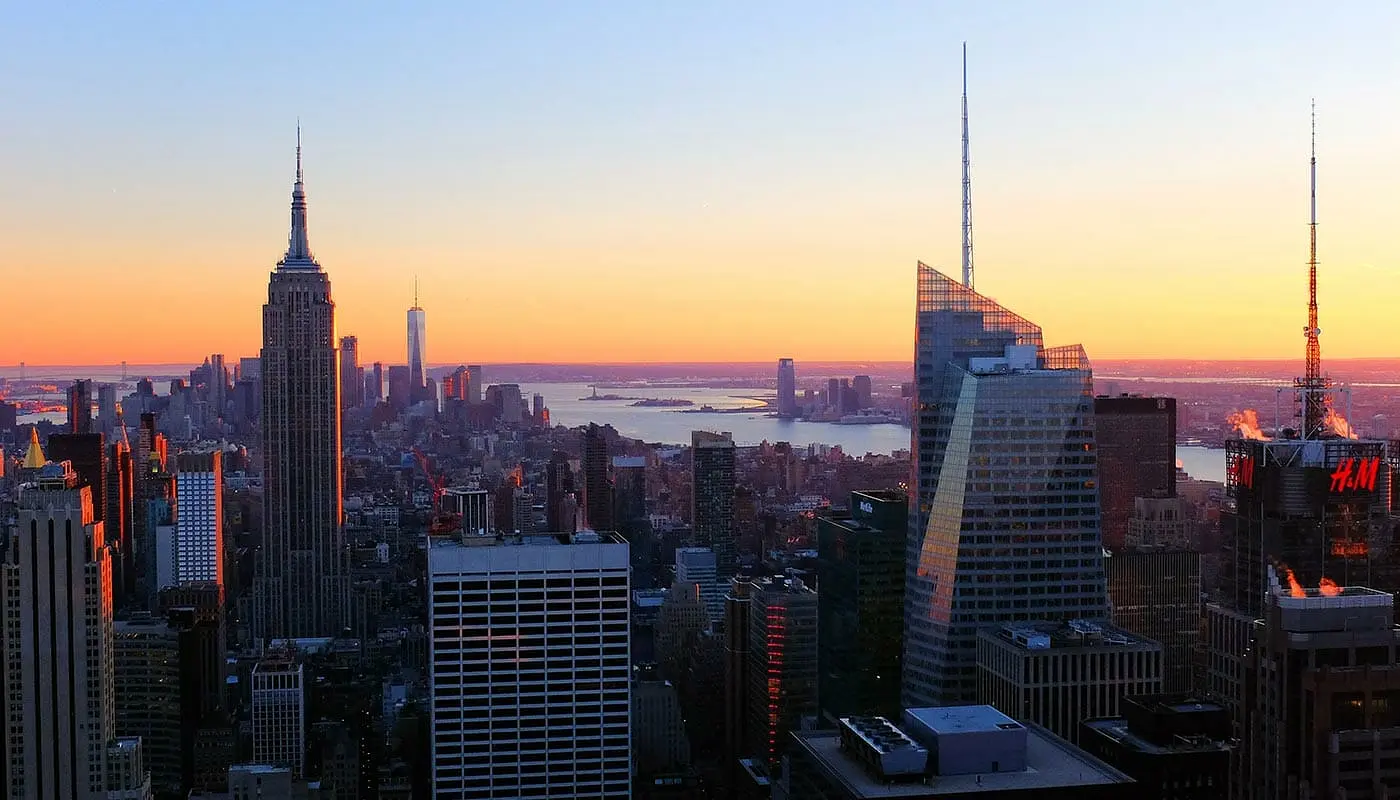 Ingressos para o Top of the Rock - Vista do pôr do sol