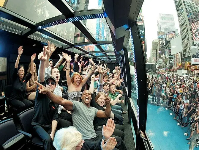The Ride em Nova York - Onda