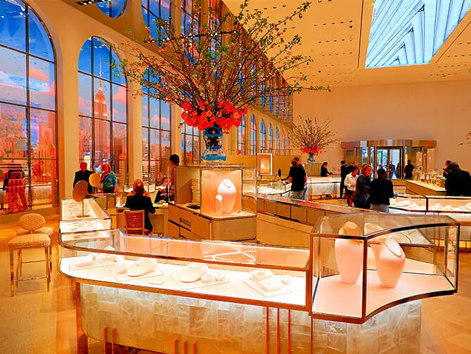 Tiffany & Co. em Nova York - Vitrine