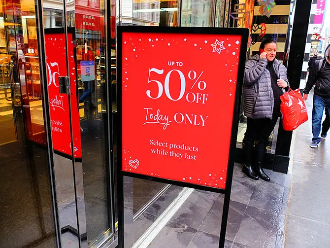 Black Friday em Nova York - Descontos