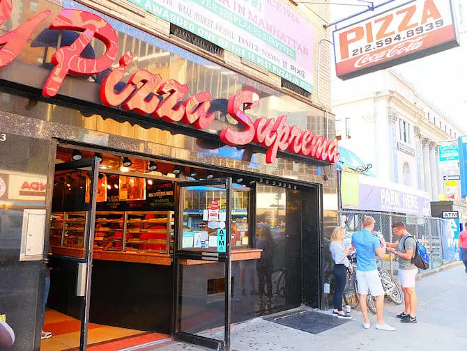 A melhor pizza de Nova York - NY Pizza Suprema - 413 8th Avenue