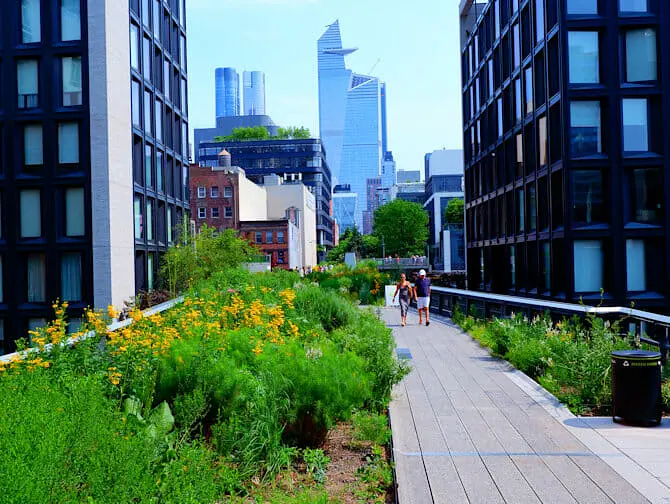 Parques em Nova York - Verão no High Line Park