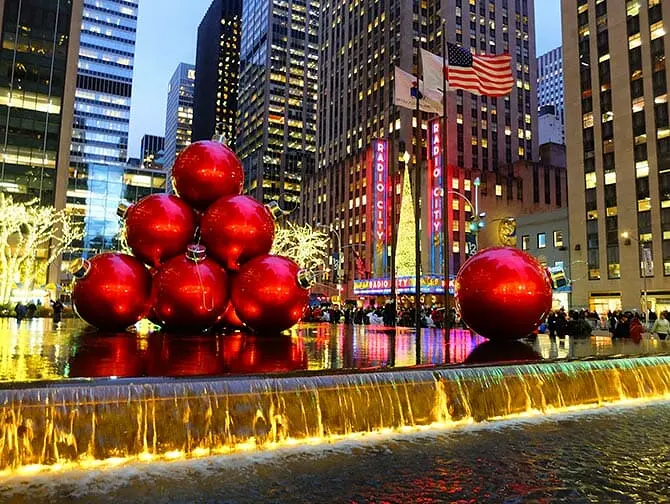Decoração de Natal em Nova York