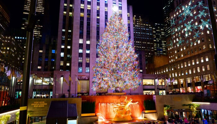 Clima de Natal em Nova York - Árvore do Rockefeller