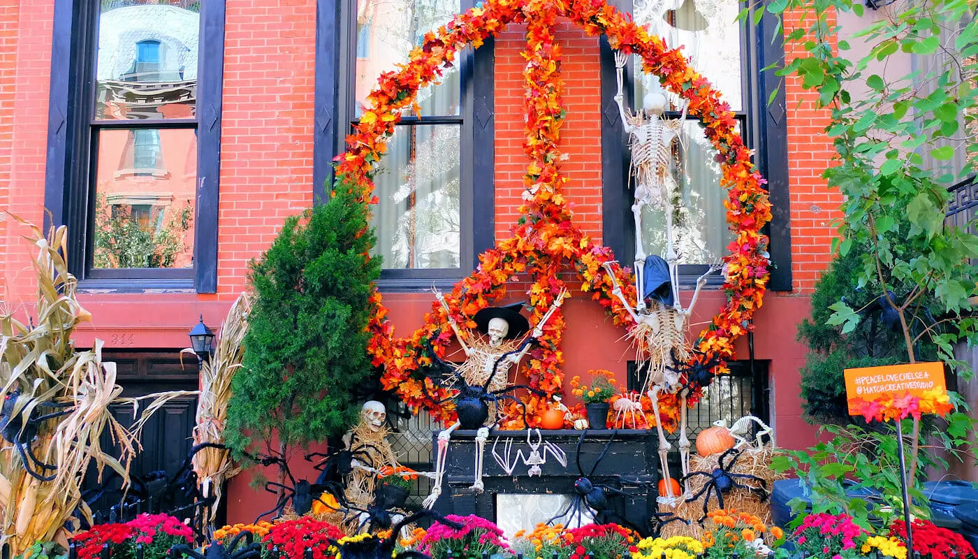 Halloween em Nova York - Casa Decorada