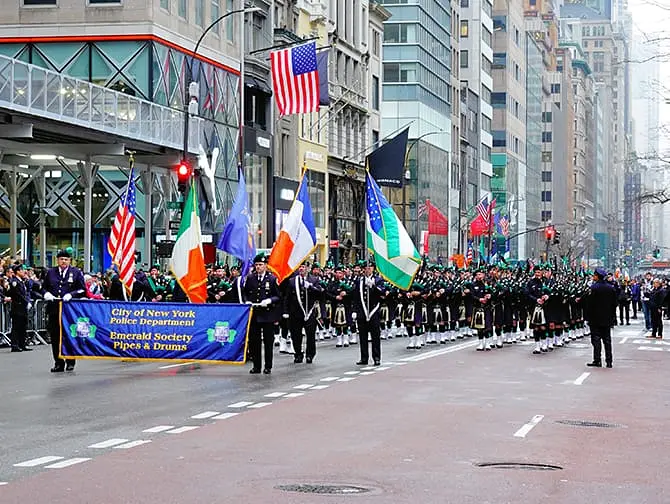 St. Patrick’s Day em Nova York - Desfile de St. Patrick's em Nova York