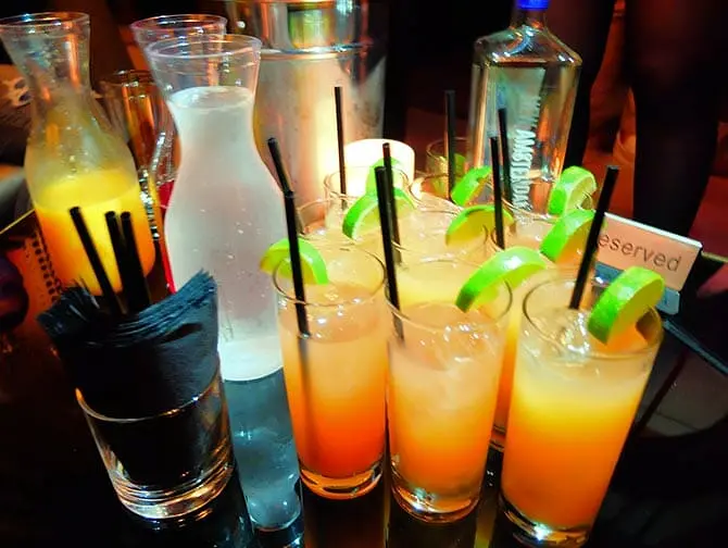 Tour pelas casas noturnas de Nova York - Bebidas