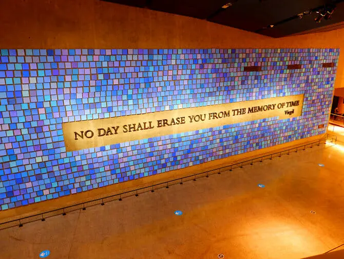 Museu 11 de Setembro em Nova York - Wall of Faces