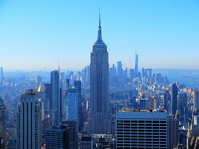 Dia de Ano Novo em Nova York - Vista do Top of the Rock