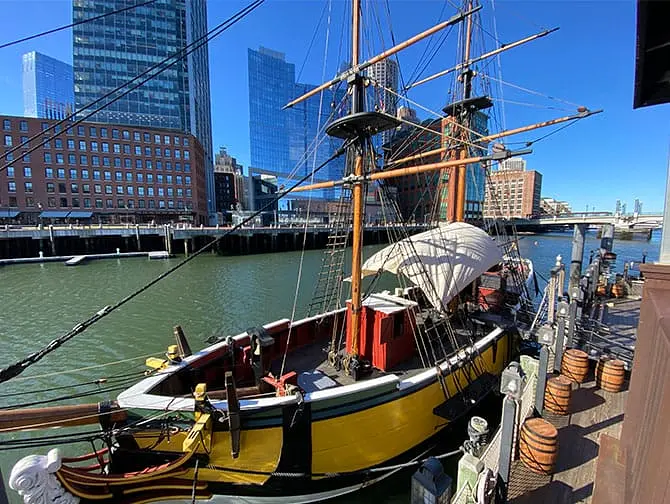 Passeio de Nova York para Boston