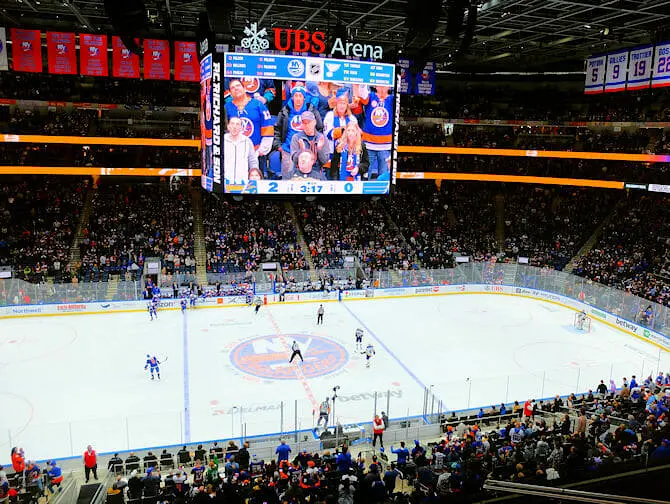 Ingressos para os New York Islanders - Arquibancada