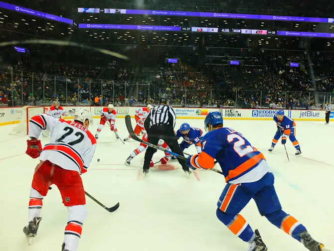 Ingressos para os New York Islanders - Partida