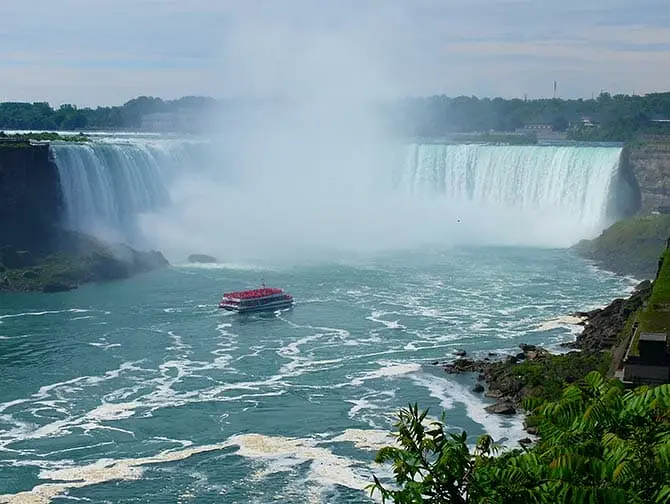Passeio de Nova York para Niagara Falls de avião