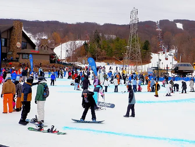 Esqui ou Snowboard em Nova York - Mountain Creek