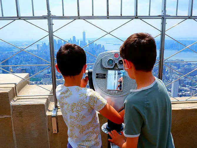 Atividades em Nova York para crianças