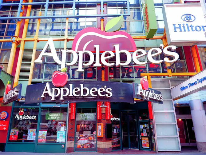 Onde comer com crianças em Nova York - Applebee's