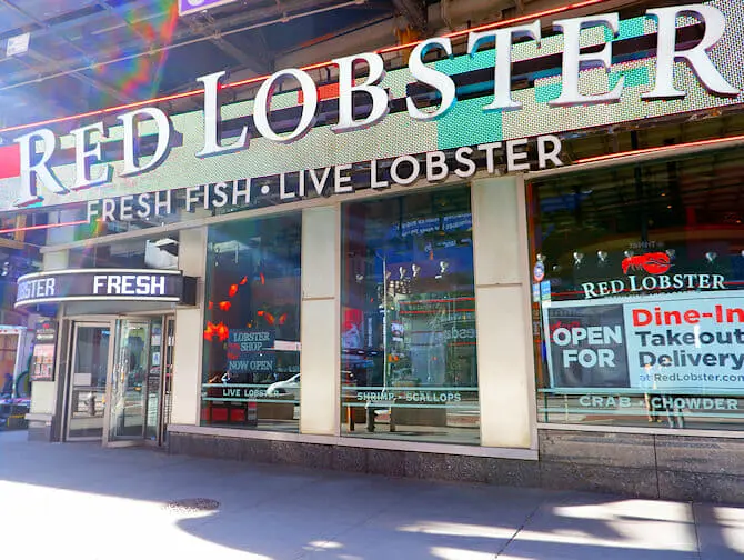 Onde comer com crianças em Nova York - Red Lobster