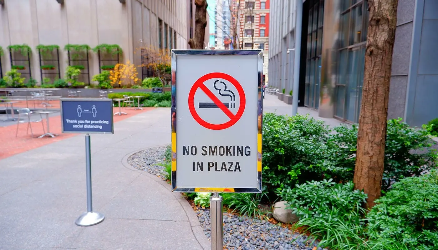 Fumar em Nova York - Proibido fumar em parques