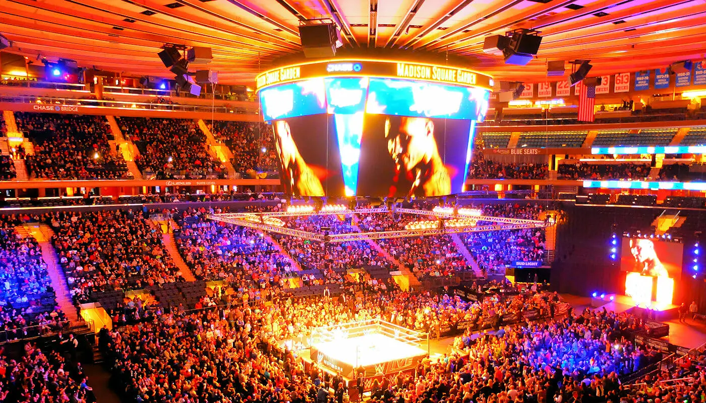 Madison Square Garden em Nova York - Interior