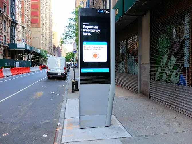 Wi-Fi gratuito em Nova York - Estação de metrô