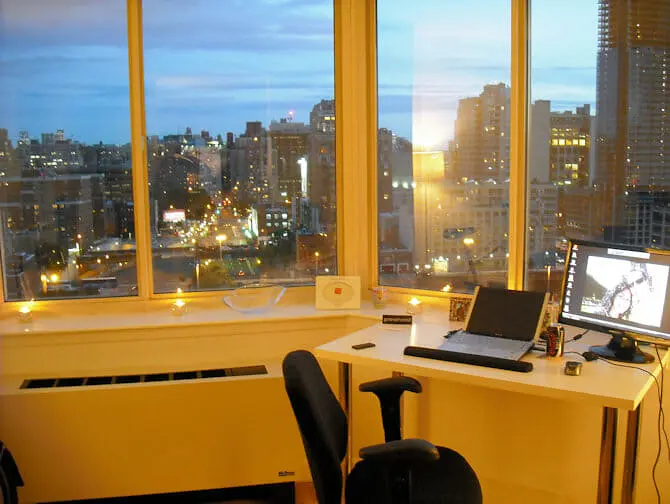 Trabalhar e morar em Nova York - Apartmento com vista