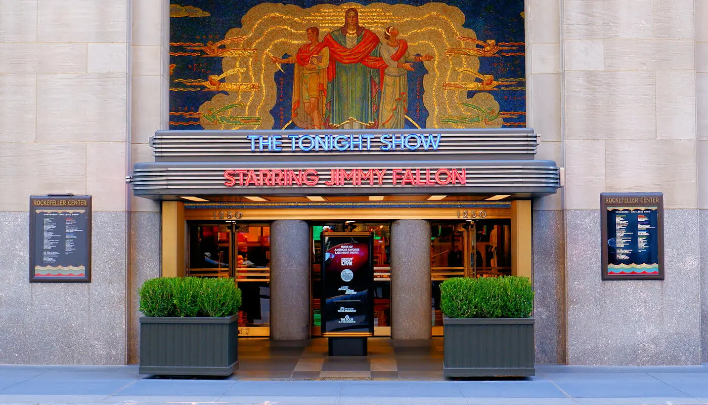 Programa de TV em Nova York Tonight Show