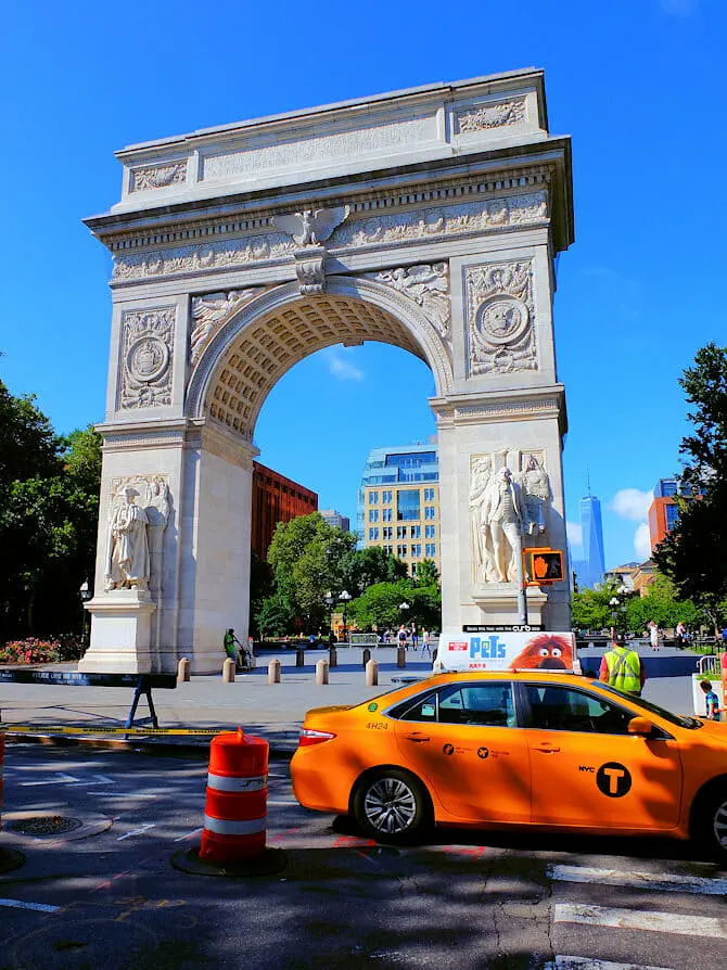 Excursão de bicicleta por Manhattan - Washington Square Park