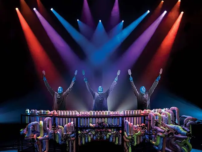 Ingressos para Blue Man Group em Nova York- Percussao