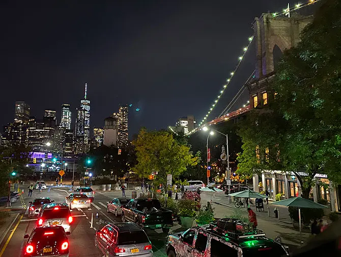 Onibus turístico Gray Line em Nova York - Brooklyn