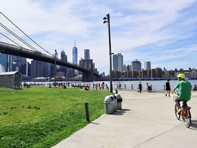 Aluguel de bicicletas em Nova York - Pedalando no Brooklyn